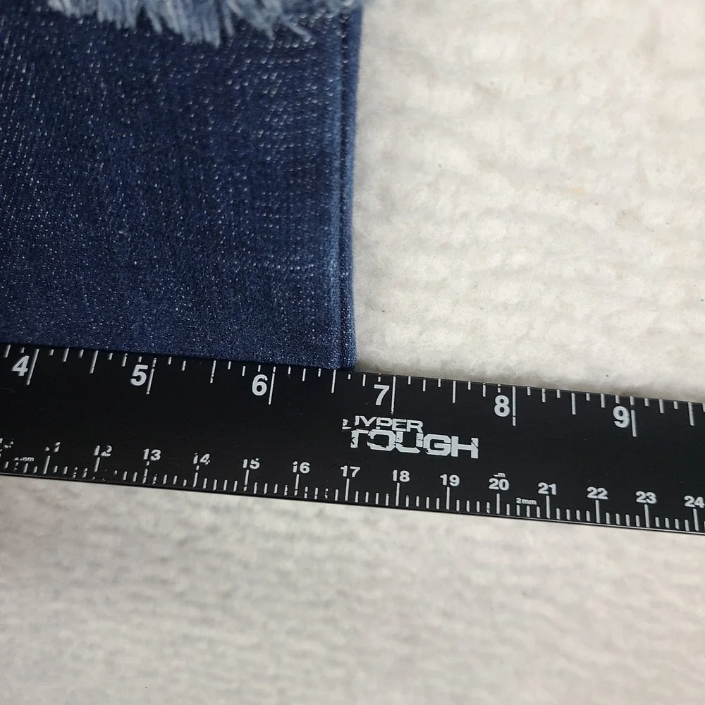 FRAME Jeans Womens 26x27 Blue Le Nouveau Straight Dark Wash Denim - Picture 8 of 14